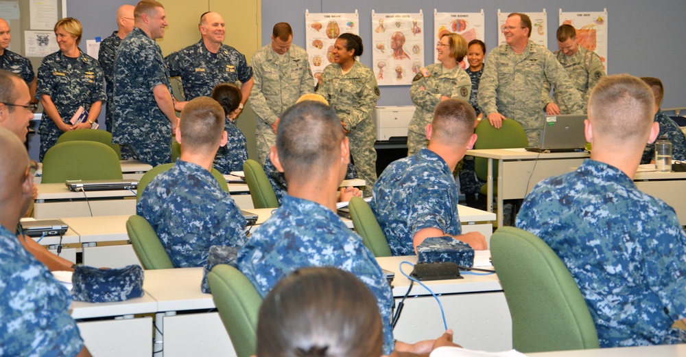 Military surgeons general visit Medical Education &amp; Training Campus
