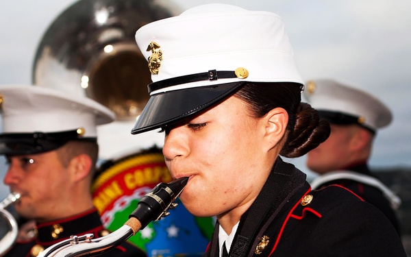 MarForPac Band performs live during New Zealand morning show