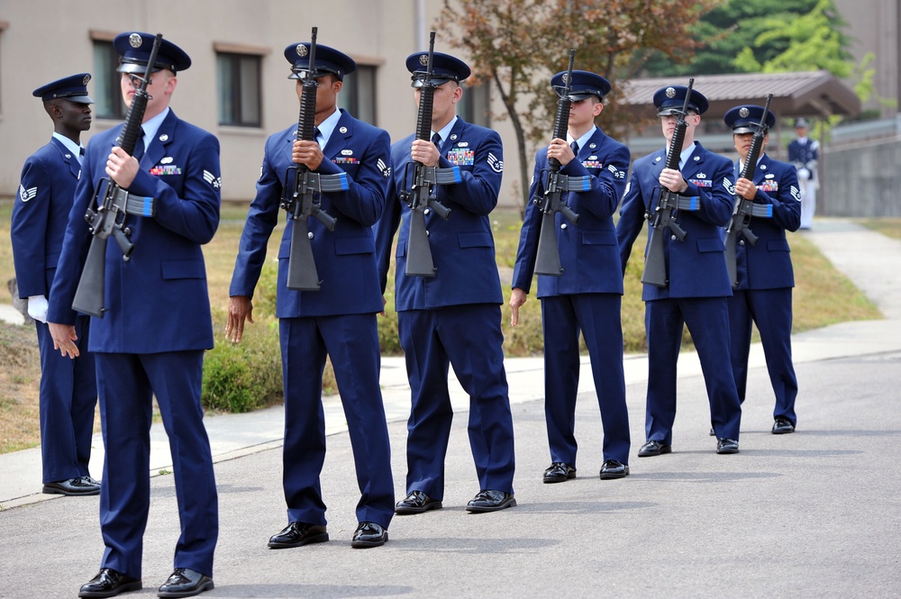 Osan Honor Guard Firing Party