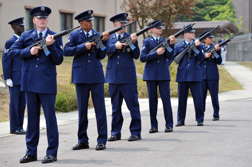 Osan Honor Guard Firing Party