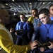 USS Abraham Lincoln sailors prep for firefighting training