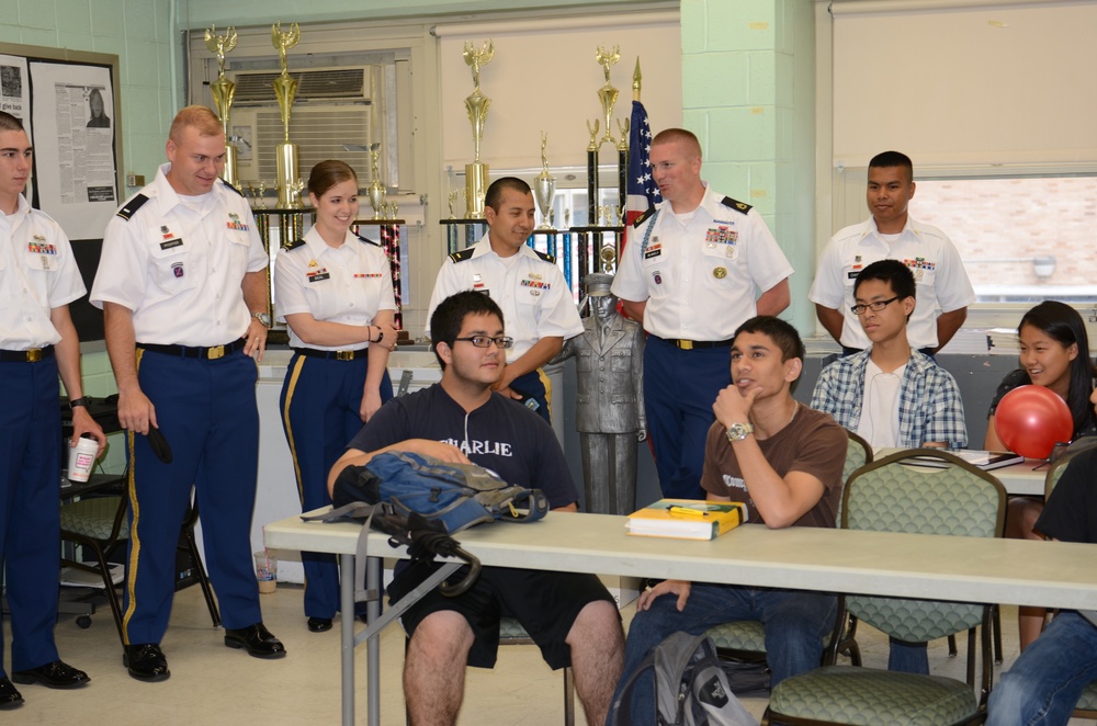 10th Mountain Division visits Francis Lewis High School