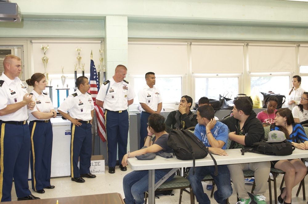 10th Mountain Division visits Francis Lewis High School