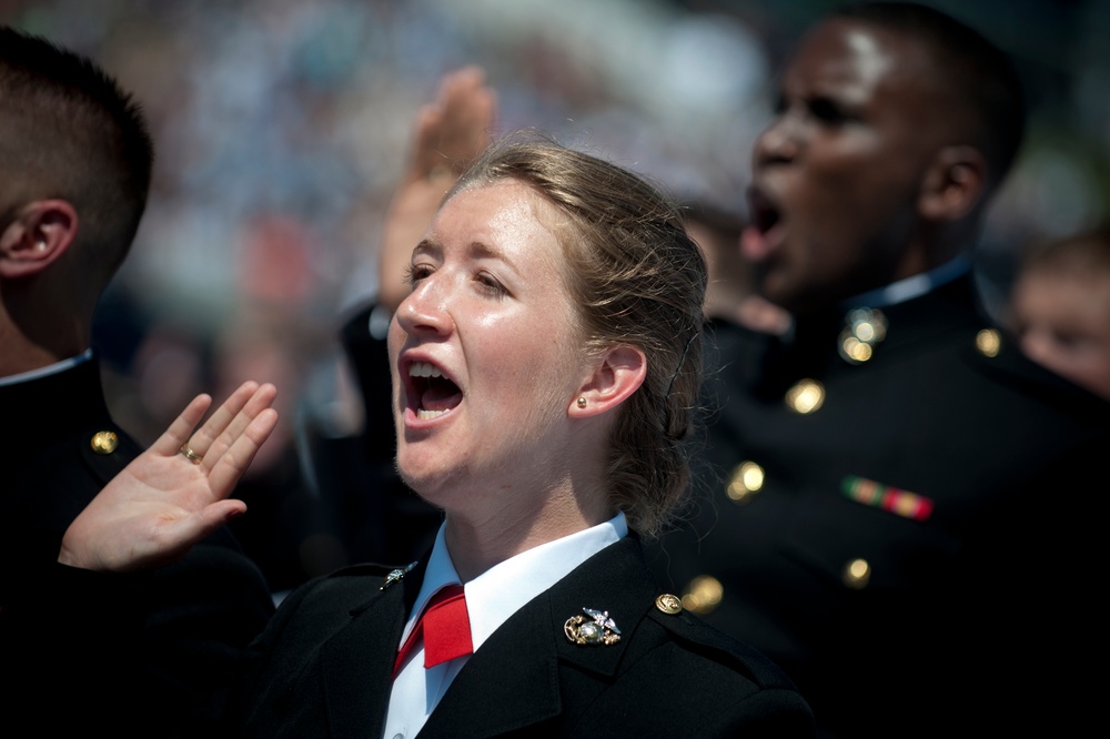 Naval Academy graduation