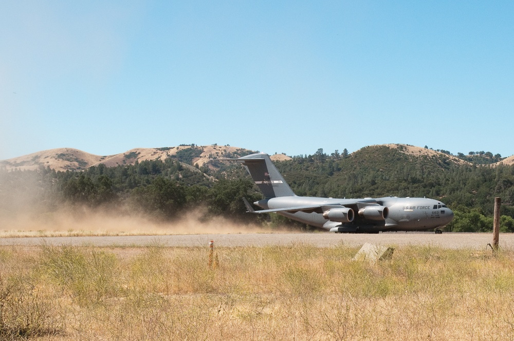 C-17 comes in for a landing