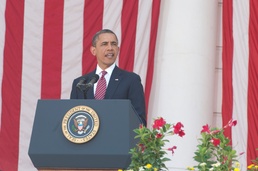 Memorial Day service at Arlington National Cemetery