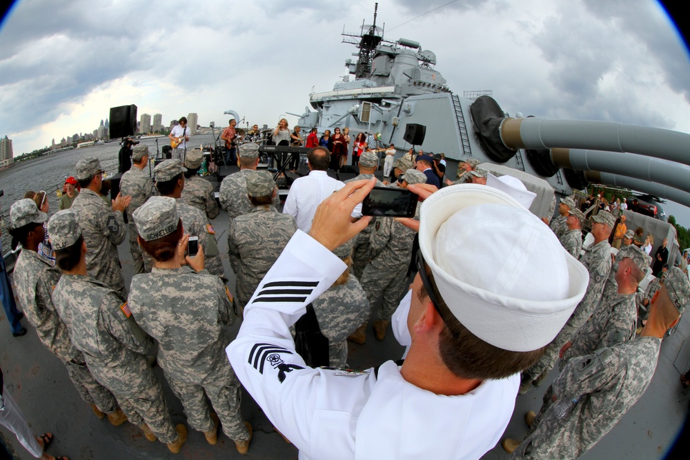 NJNG honored on Battleship New Jersey