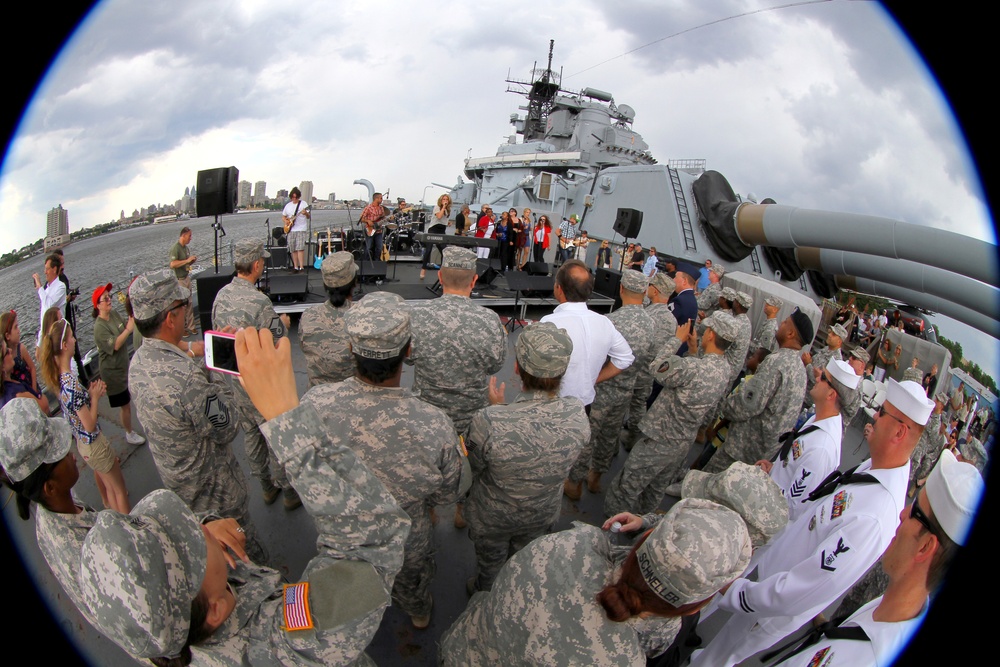 NJNG honored on Battleship New Jersey