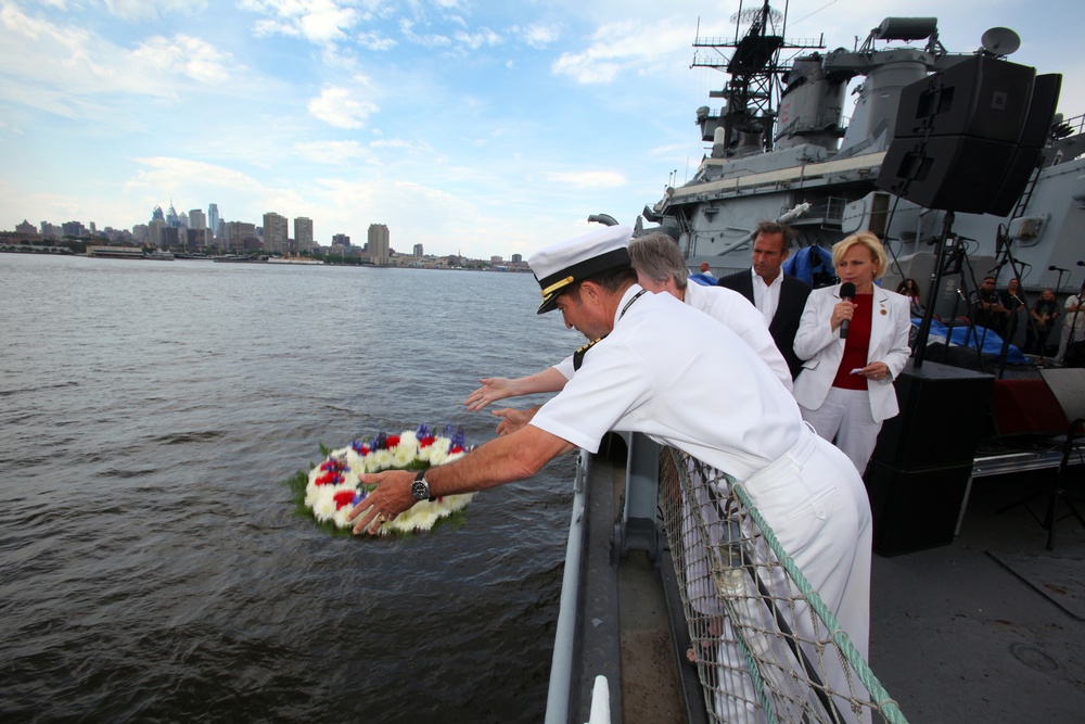 NJNG honored on Battleship New Jersey