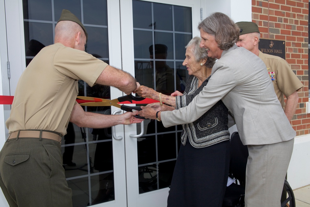Wilson Hall dedication ceremony