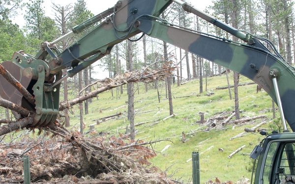 Timber-haul mission benefits National Forest, Sioux Tribe and soldiers