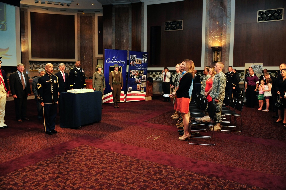 237th Army Birthday Capitol Hill cake cutting ceremony
