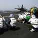 Cast of 'Abraham Lincoln: Vampire Hunter' aboard USS Abraham Lincoln