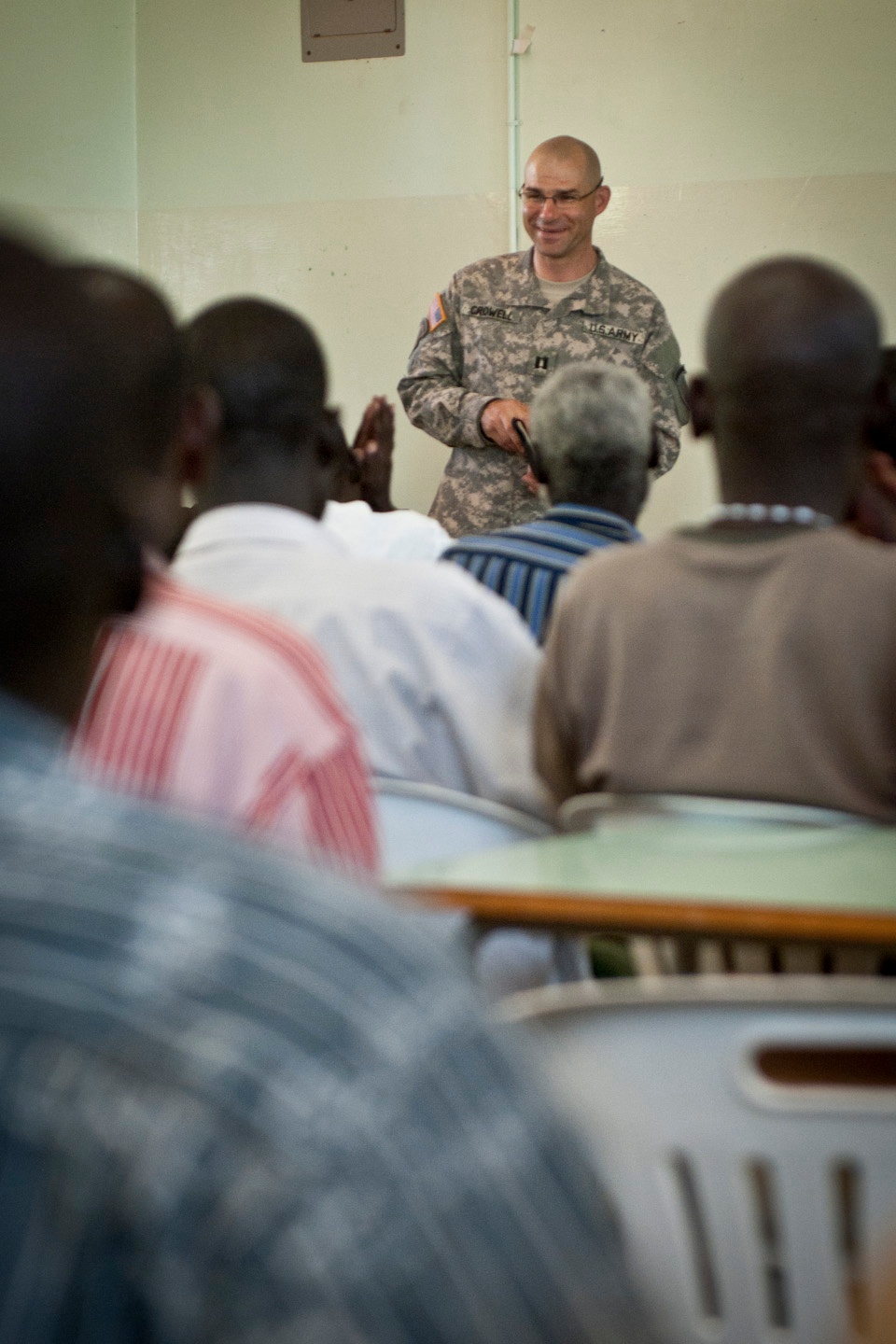 Ugandan students participate in 448th Civil Affairs Battalion Veterinary Program