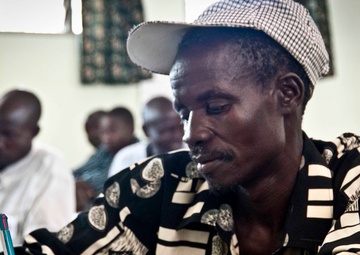 Ugandan students participate in 448th Civil Affairs Battalion Veterinary Program