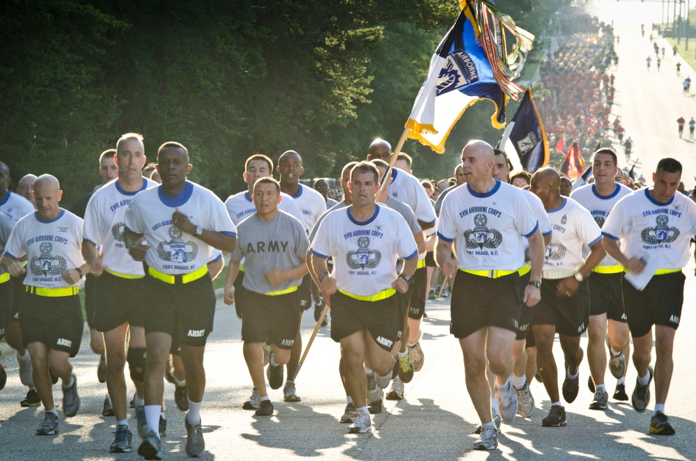 Fort Bragg celebrates Army's 237th Birthday with four-mile run