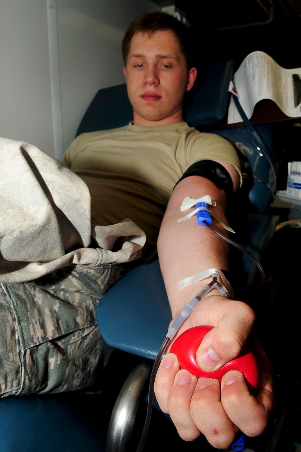 JBLE personnel give blood