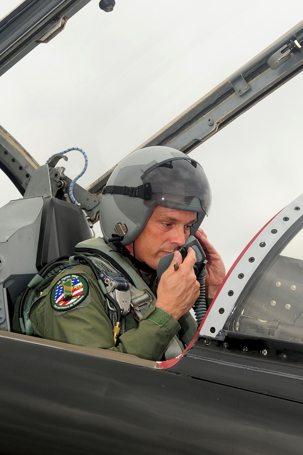 Col. Mastin flies T-38 for final time