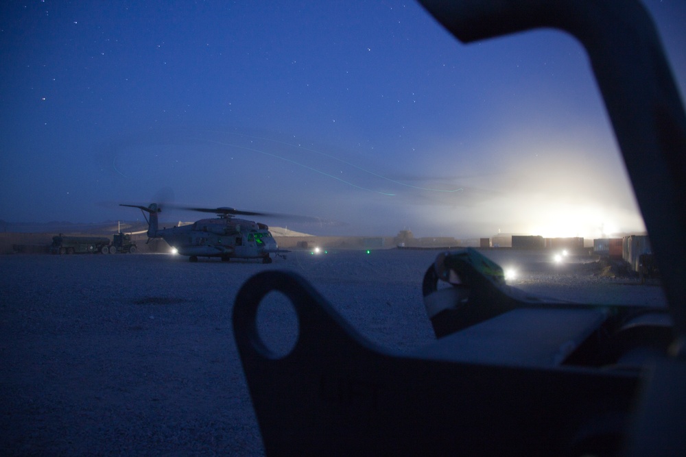 Reconnaissance Marines on Patrol Base Hanjar Yak