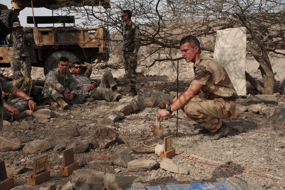 Desert survival and combat tactics