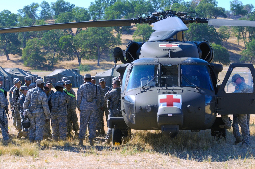 7/158th and 145th MMB conduct medical-air support training