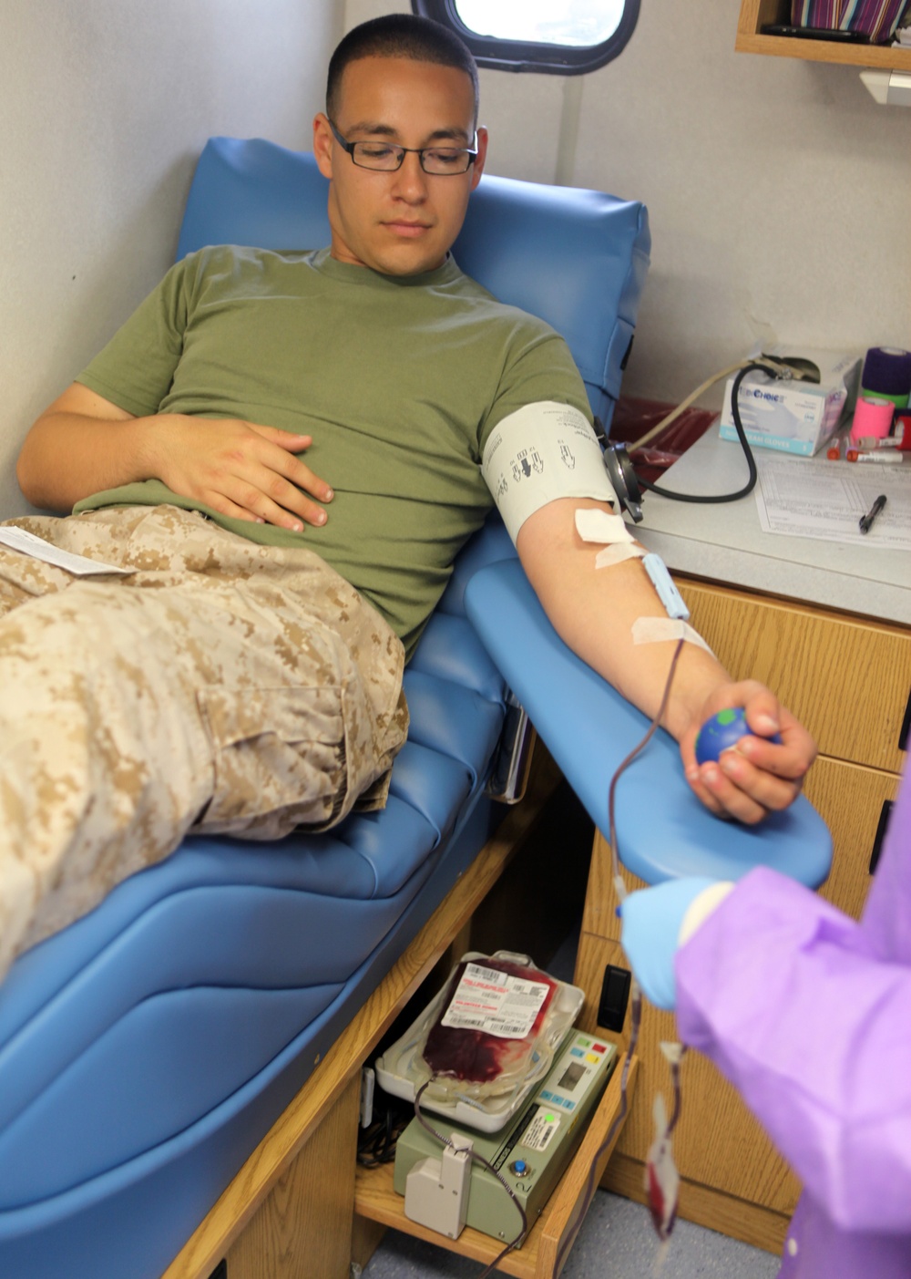 2nd AA Bn., medical personnel take action to help military community; arrange blood drive