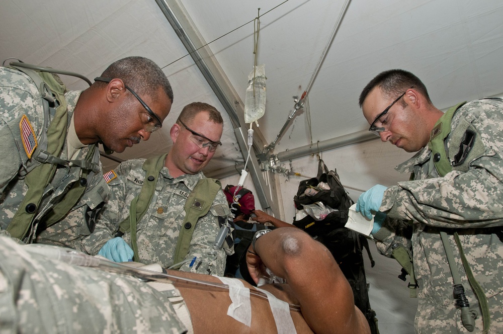 Chaos breeds confidence in NTC mass casualty exercise