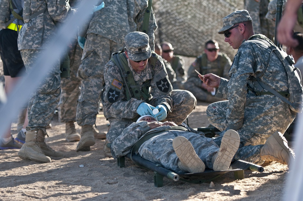 Chaos breeds confidence in NTC mass casualty exercise