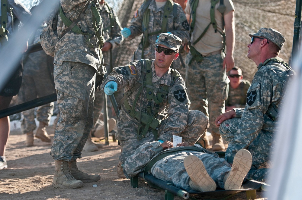 Chaos breeds confidence in NTC mass casualty exercise