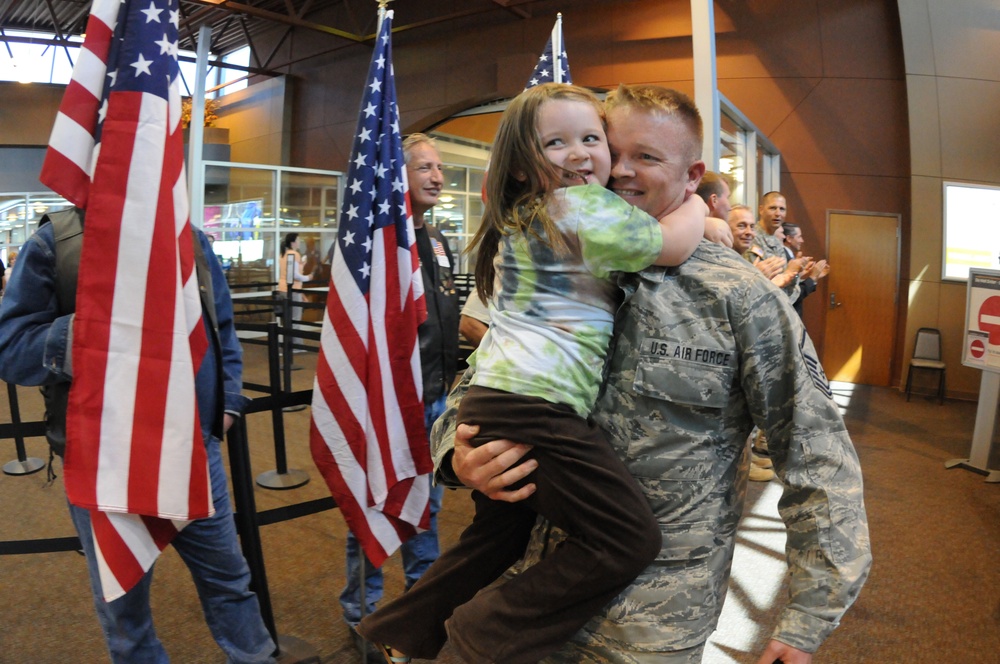 N.D. Air National Guard homecoming