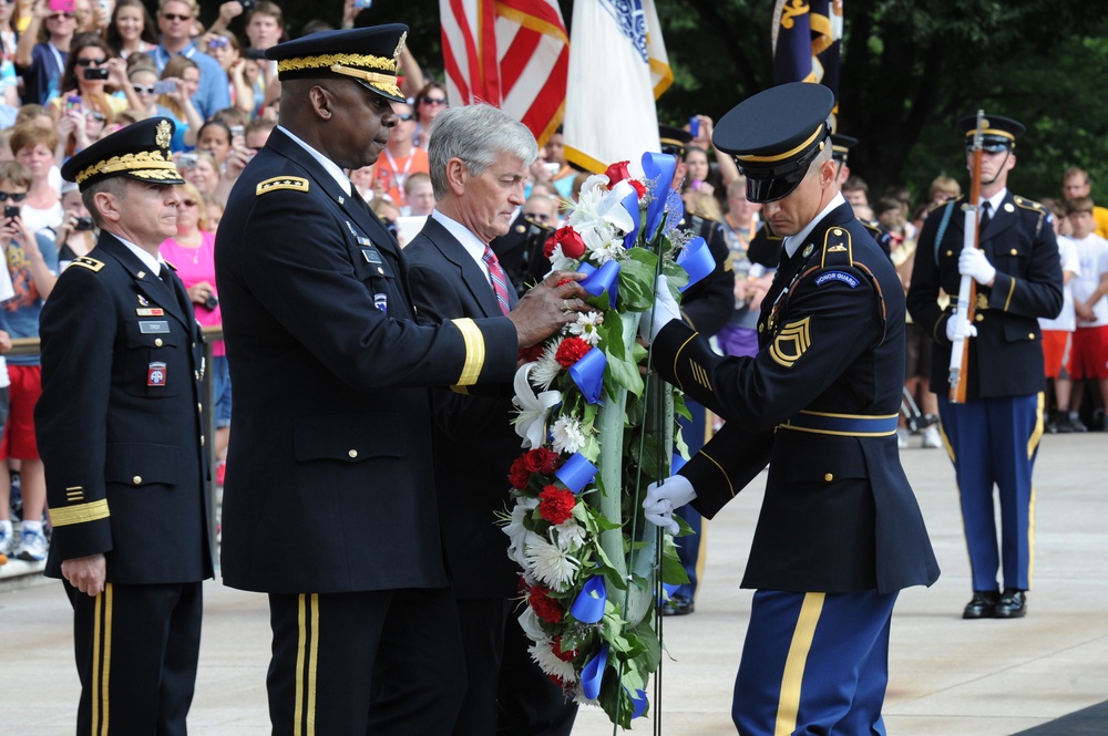 237th Army Birthday Wreath Ceremony