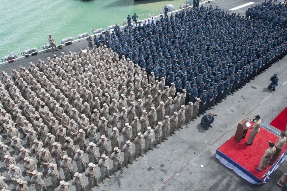 USS Makin Island maiden deployment