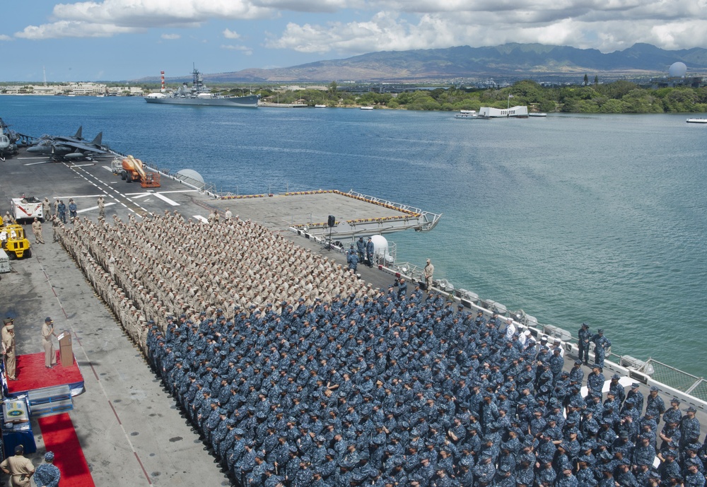 USS Makin Island maiden deployment