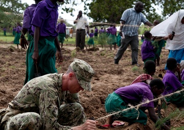 US Navy personnel help Kenyans invest in the future