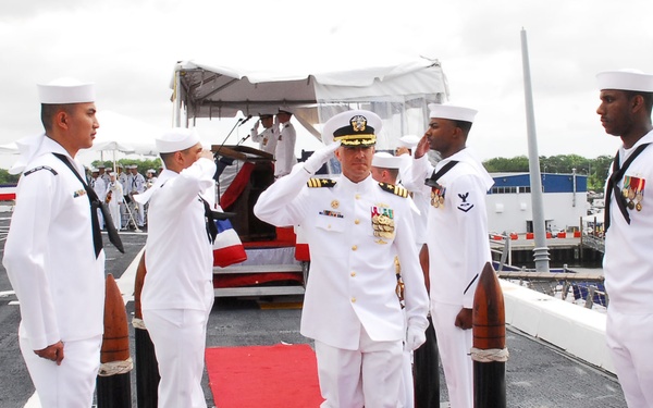 Change of command ceremony