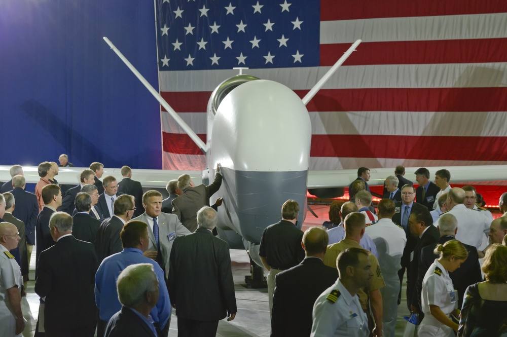 BAMS unmanned aircraft system unveiling
