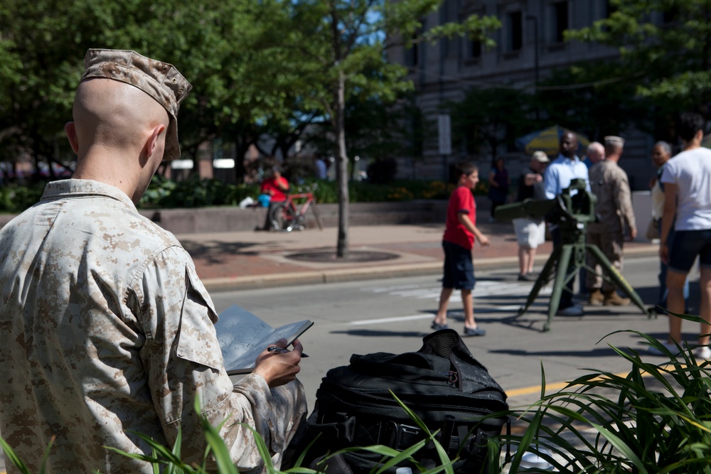 Marine Corps Art in Cleveland