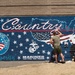 Marine Week Cleveland mural unveiling ceremony