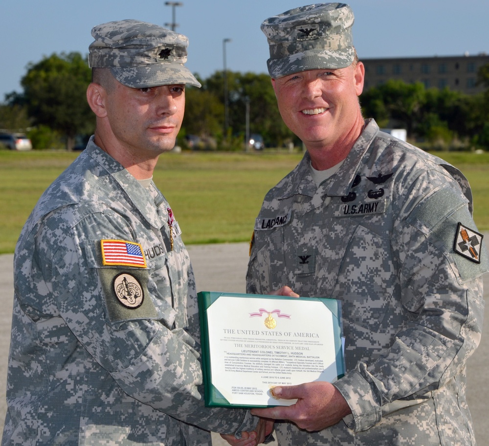 Nelson takes command of 264th Medical Battalion