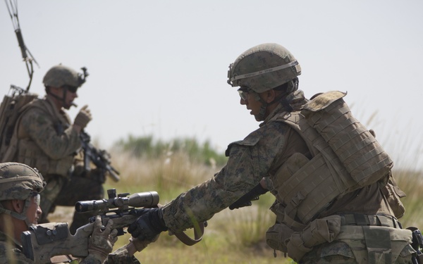 Reconnaissance patrol in Sangin