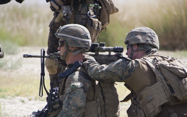Reconnaissance patrol in Sangin