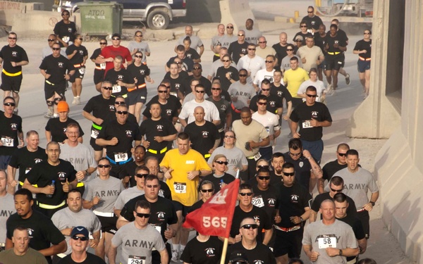 Corps of Engineers hosted birthday 5k at Kandahar Airfield