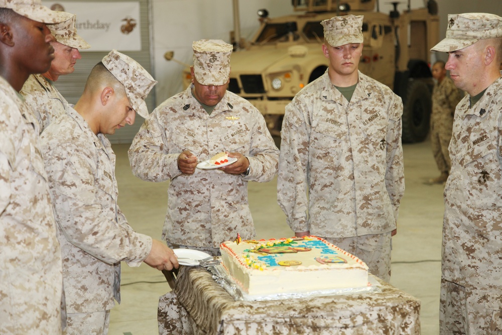 5th Marine Regiment celebrates birthday on Camp Dwyer