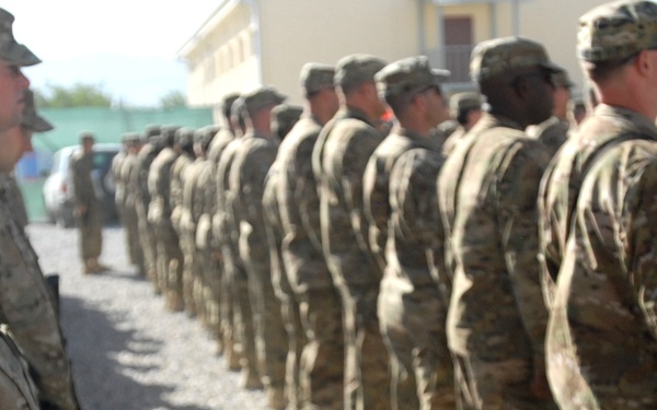 411th engineers receive shoulder sleeve insignia for wartime service