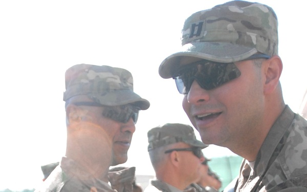 411th engineers receive shoulder sleeve insignia for wartime service