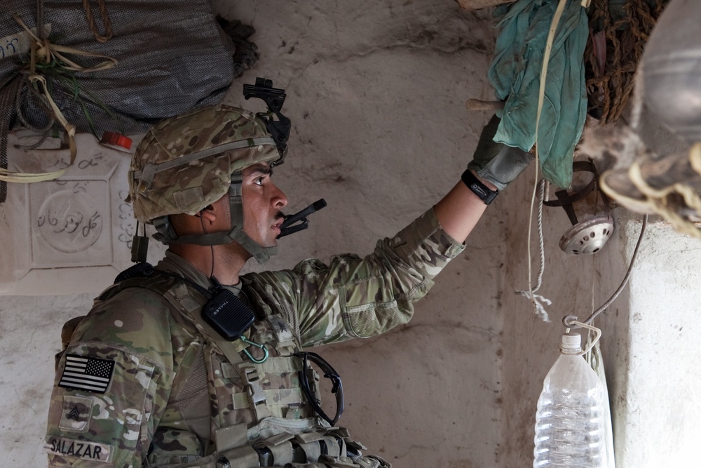 Presence patrol in Afghanistan