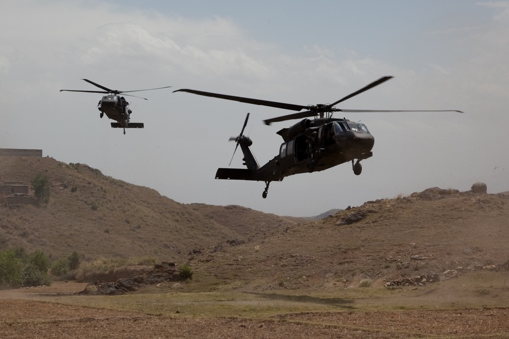 Presence patrol in Afghanistan