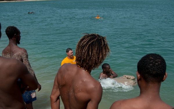 US Navy facilitates Kenyan Basic Sea Survival Instructor Course