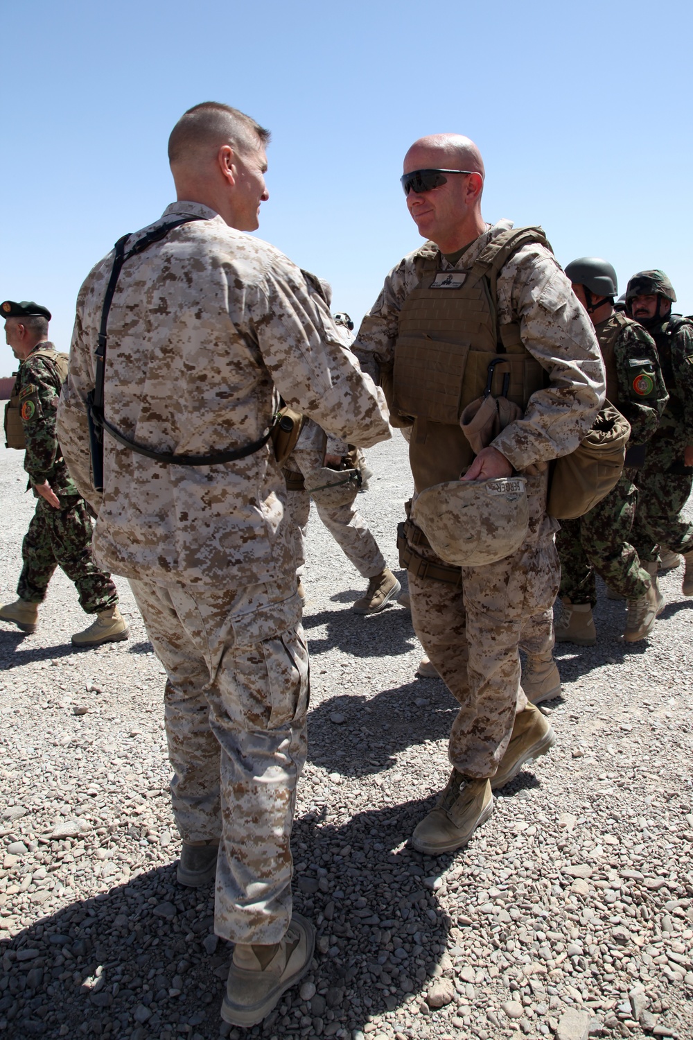 Maj. Gen. Berger visits Camp Delaram II