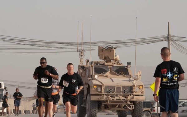Corps of Engineers hosted birthday 5k at Kandahar Airfield